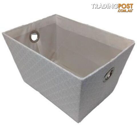 Fabric Storage Basket Lrg 39x29x22cm - 800892