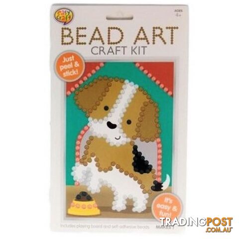 Craft Bead Art Kit Assorted 6 Designs - 800652