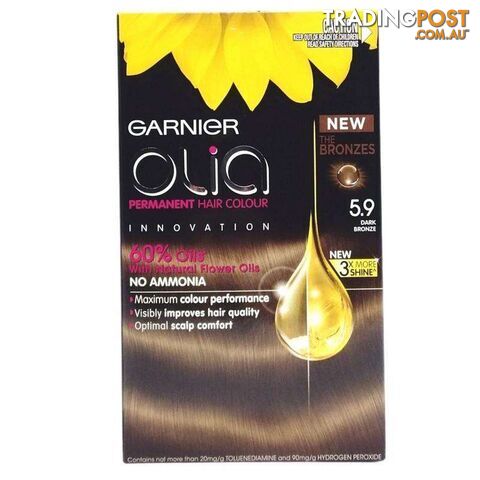 Garnier Olia Permanent Hair Colour Dark Bronze - 3600541748019