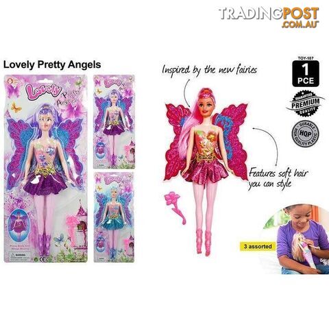 Fairy Doll Bendable 29cm - 9315892257748