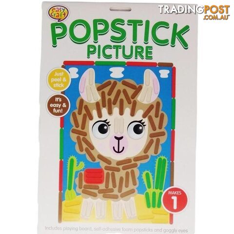 Popstick Picture Craft Kit Assorted 6 Designs - 800658