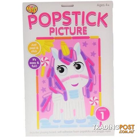 Popstick Picture Craft Kit Assorted 6 Designs - 800658