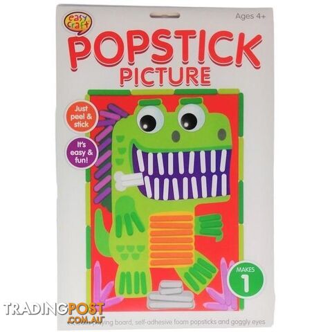 Popstick Picture Craft Kit Assorted 6 Designs - 800658