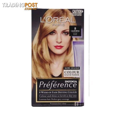 Loreal Paris Preference Hair Colour California Natural Blonde 3Pk - 900089