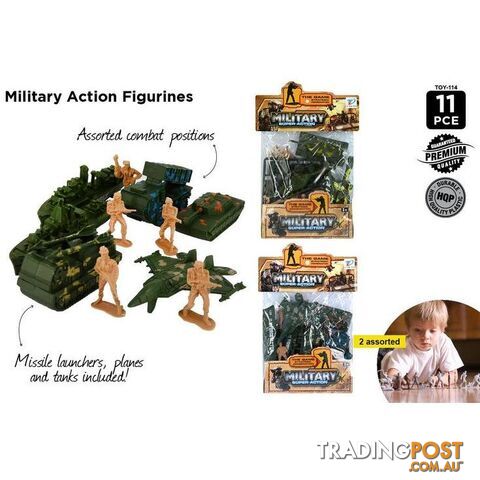 12pce Military Figures Toy - 9315892256437