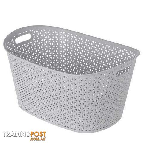 Wicker Multipurpose Basket 50X33.5X25.5cm 3 Assorted Colours - 9340957083994