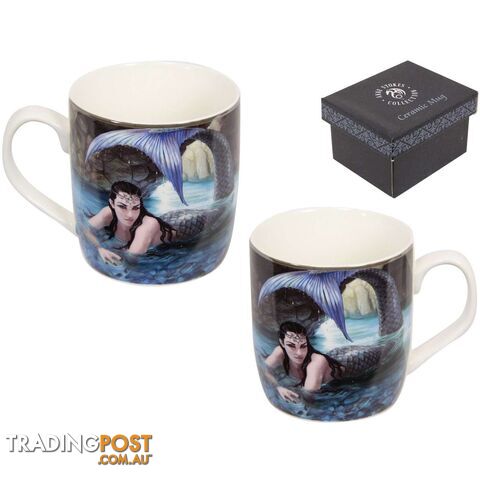 Hidden Depths Mermaid Mug By Anne Stokes Gift Box - 9319844585576