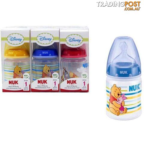 NUK First Choice Disney PP Bottle With Orthodontic Teat Blue - 800232