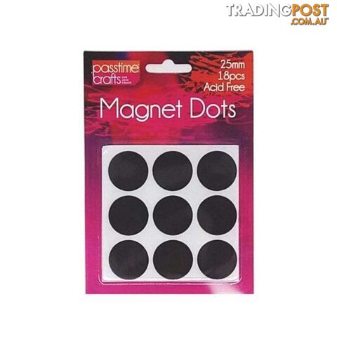 Magnet Dots 2.5mm with Adhesive 18 Pieces - 9348291000387