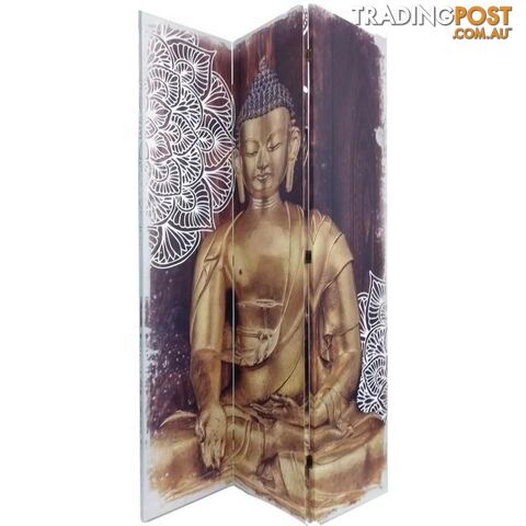 Decorative Room Divider Buddha 3 Panel - 9328644059248