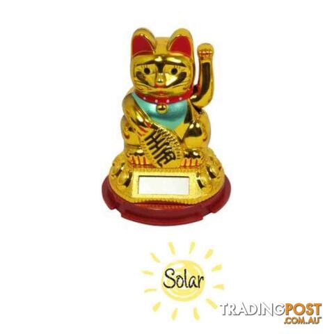 Solar Powered Cat Groover 10.2cm - 9319844543330