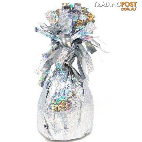 Foil Balloon Weight - Prismatic Silver - 9311965049647