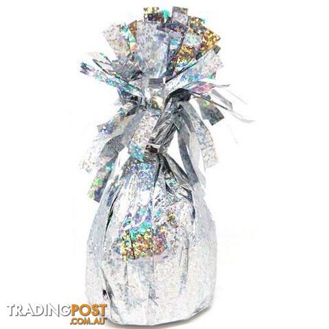 Foil Balloon Weight - Prismatic Silver - 9311965049647