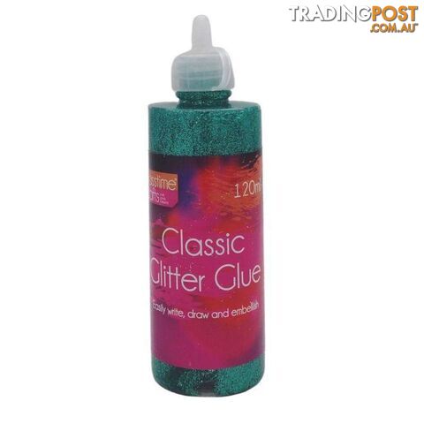 Metallic Glitter Glue Light Green 120ml - 800287