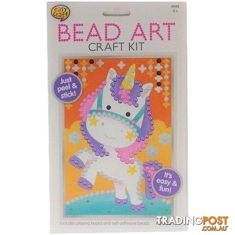 Craft Bead Art Kit Assorted 6 Designs - 800648