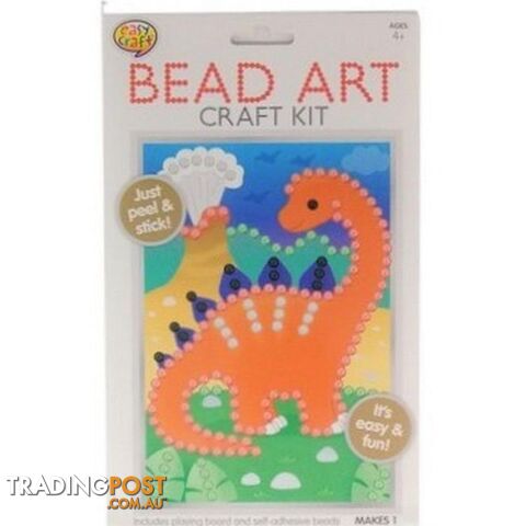 Craft Bead Art Kit Assorted 6 Designs - 800650