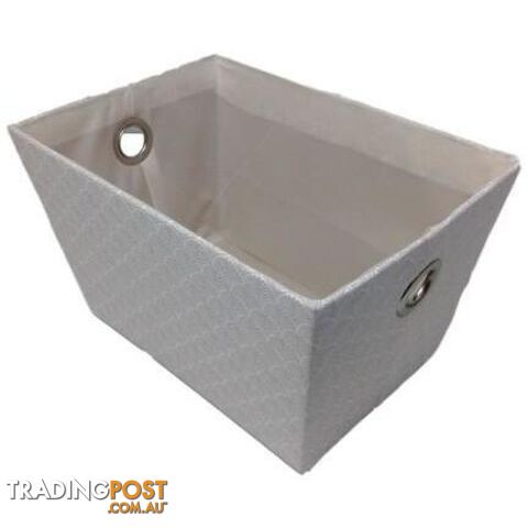 Fabric Storage Basket Sml 31x21x18cm - 800896