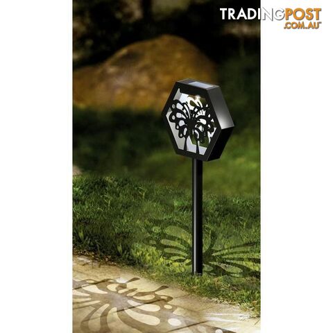 Outdoor Solar Silhouette Stake Light - 9333527597175