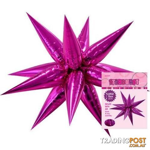 Glitz Starburst Hot Pink 70cm (27.5) - 9311965428534