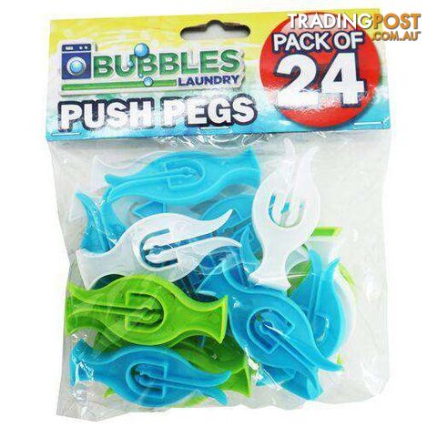 Push Plastic Pegs 24Pk - 9328644044503