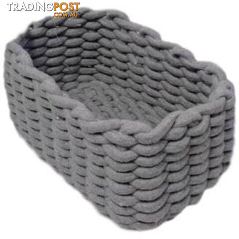 Cotton Rope Storage Basket 36x25x15cm - 800879