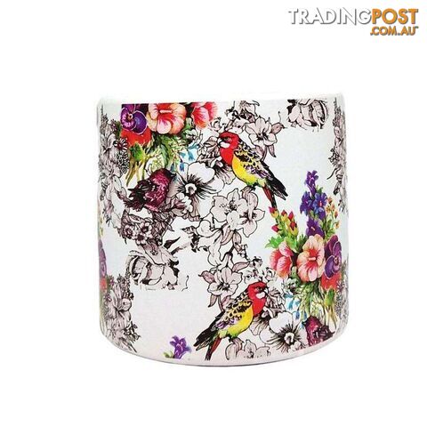 Ceramic Bird Design Pot Med - 800361
