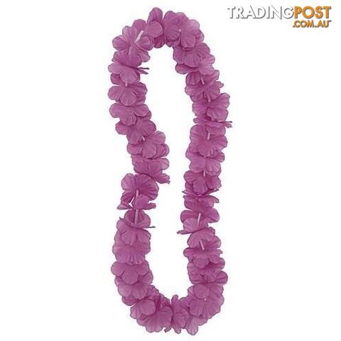 Luau Flower Lei 106cm 42 - Purple - 011179191338