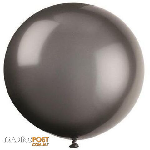 Phantom Black 6 x 91cm (36) Latex Balloons - 011179567287