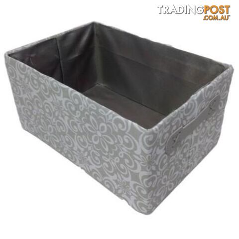 Fabric Storage Basket Lge 35x25x18cm - 800839