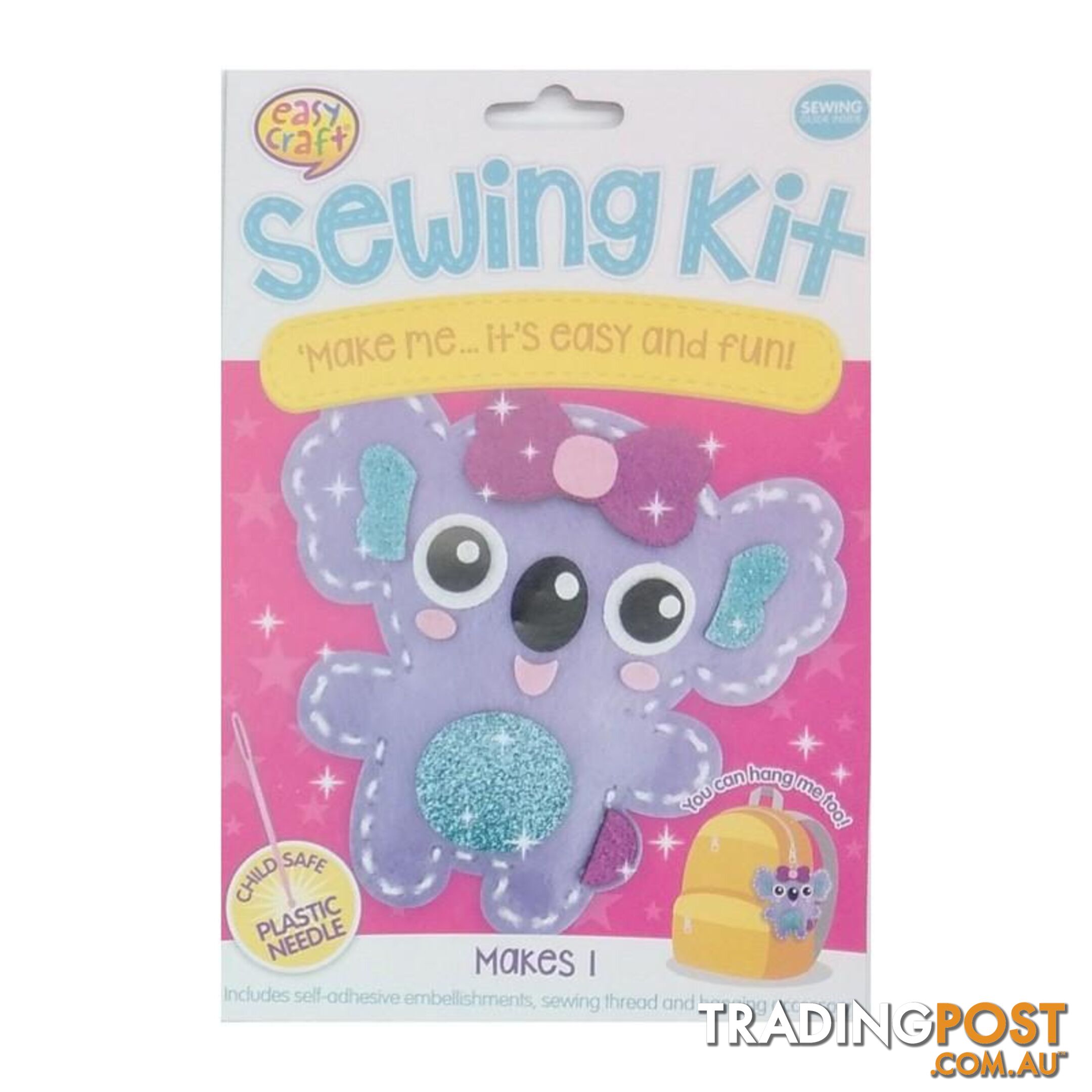 Sewing Kit Felt Friends 6 Assorted Designs - 800693