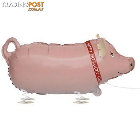 Pig 62.2cm (24.5) Walking Foil Balloon - 11179536443