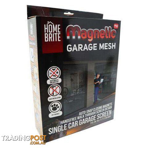 Magnetic Garage Door Fly Screen Mesh - 9328644041489