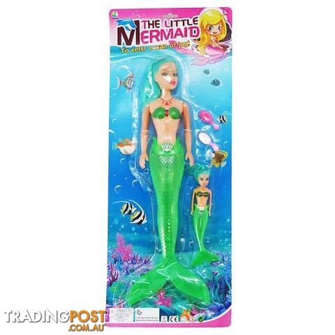 Mermaid Doll Assorted Colours - 9328644051389