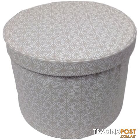 Fabric Round Storage Box 22Hx29W - 800875