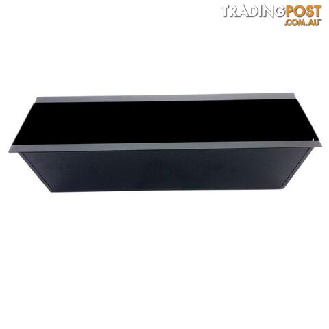 Rectangular Tray Black 13x38.5x10cm High - 800628