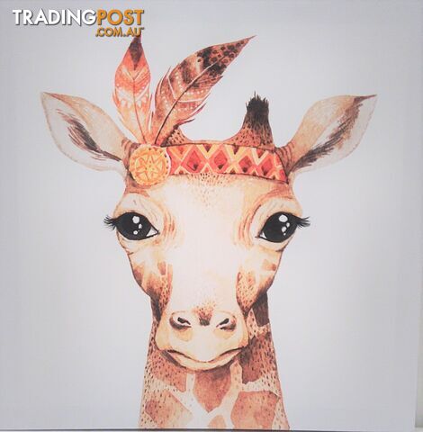 Kids Decor Canvas Prints - 40 x 40cm Giraffe - 800160