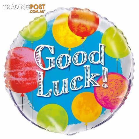 Bright Good Luck 45cm (18) Foil Balloon Packaged - 011179539581