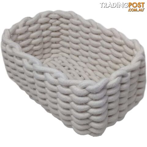 Cotton Rope Storage Basket 26x19x14cm - 800880