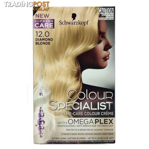 Schwarzkopf Colour Specialist Supreme Care Colour Creme Diamond Blonde 3PK -...