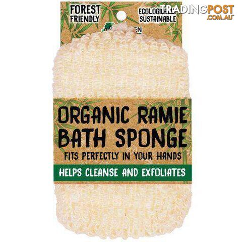 Eco Bath Sponge Organic Ramie - 9328644054373