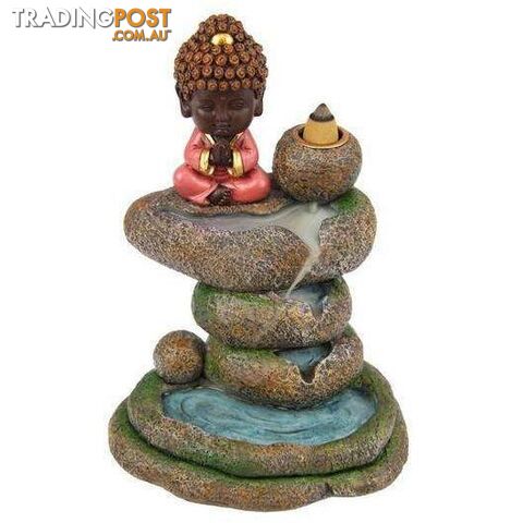 Meditating Buddha Backflow Burner 14cm - 9319844630054