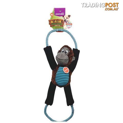 Pet Toy Animal Double Loop Brown 37cm - 800455