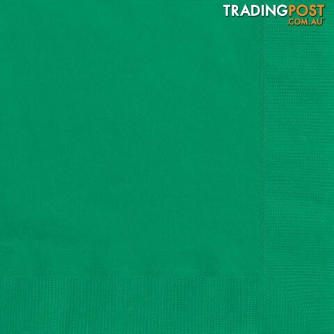 Emerald Green 20 Lunch Napkins - 011179318520