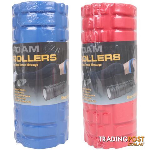 Fit Foam Roller Assorted Colours 33x13.5cm - 9328644069865