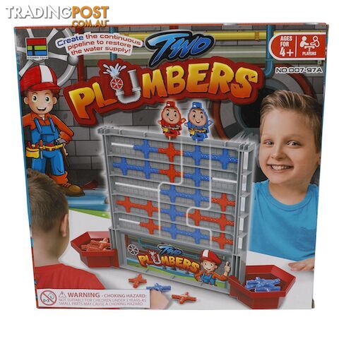 Family Board Game Two Plummers Age 4 Plus - 9328644066918