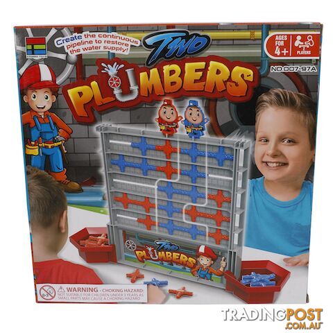 Family Board Game Two Plummers Age 4 Plus - 9328644066918