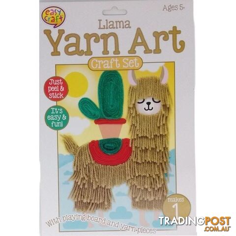 Yarn Art Craft Kit with Playing Board Assorted 4 Designs - 800665