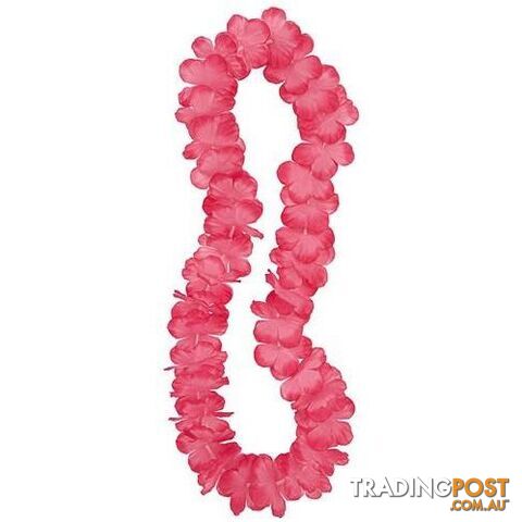 Luau Flower Lei 106cm 42 - Hot Pink - 011179191406