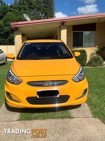 2017 Sunflower Yellow Hyundai Accent Sport for sale