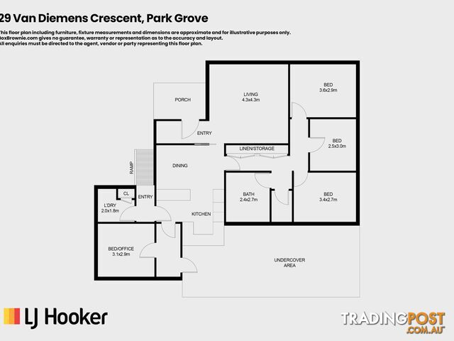 29 Van Diemens Crescent PARK GROVE TAS 7320